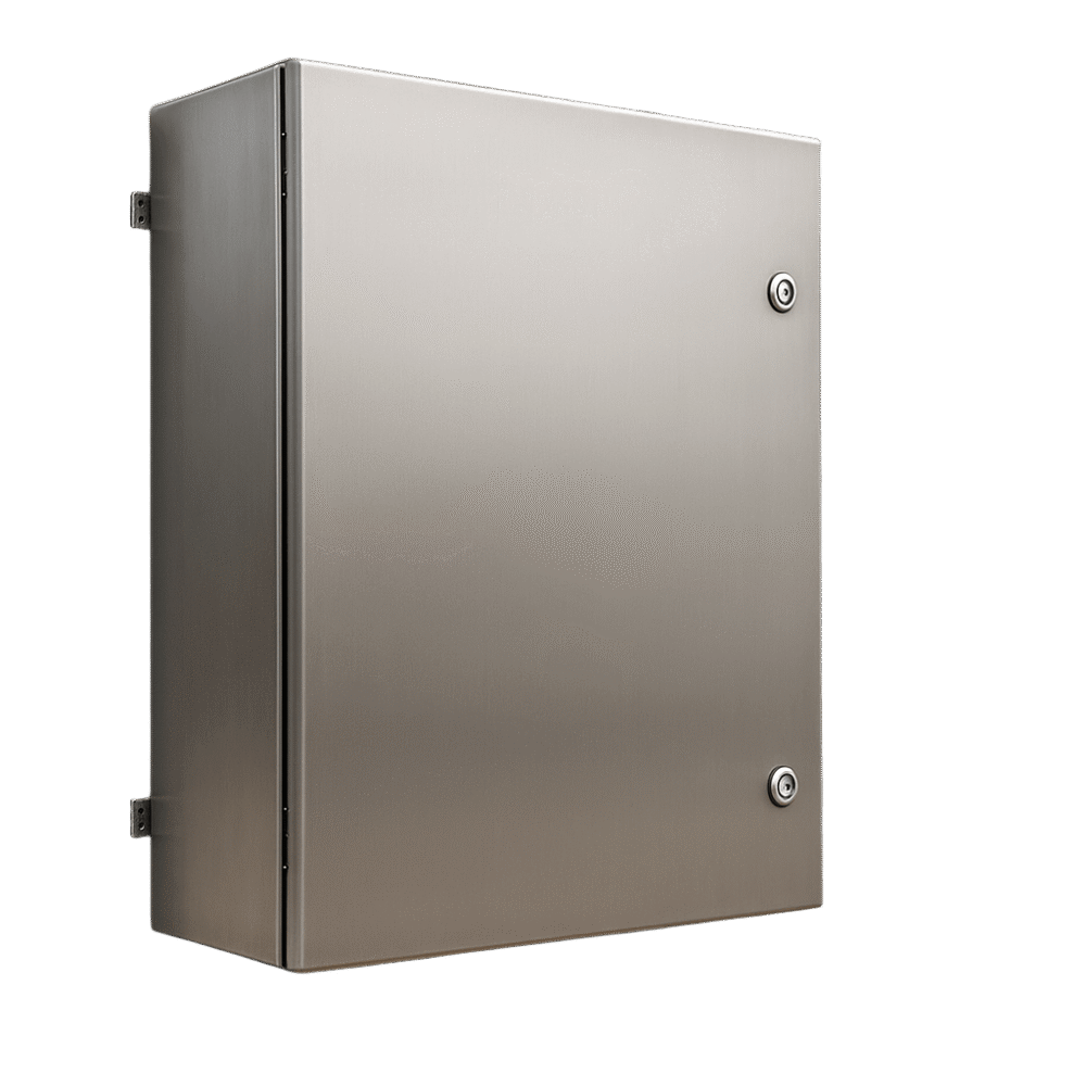 portada_0S1000-202 Gabinete IP66 / Acero Inoxidable / 600x600x250 mm (23.6x23.6x9.8 in) / Placa Galvanizada / 50 kg Carga PST606025INOXB 1