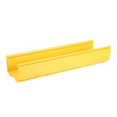 Canaleta para Cableado Estructurado / PVC Rígido / 6x4 Pulgadas / 3 m (9.8 ft) de Largo / Capacidad 3819 Cables / Color Amarillo
