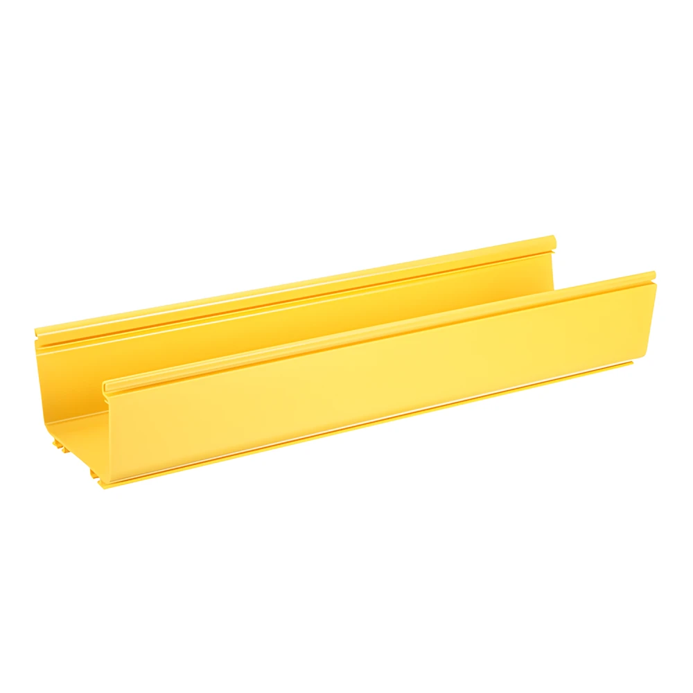portada_0S1000-203 Canaleta para Cableado Estructurado / PVC Rígido / 6x4 Pulgadas / 3 m (9.8 ft) de Largo / Capacidad 3819 Cables / Color Amarillo FR6X4YL10 1