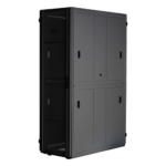 Gabinete para Centro de Datos / 48 UR / 800 mm Ancho x 1070 mm Profundidad / Puertas Perforadas 80% / Carga Estática 1588 kg / Acero Epoxi Negro portada_0S1000-209