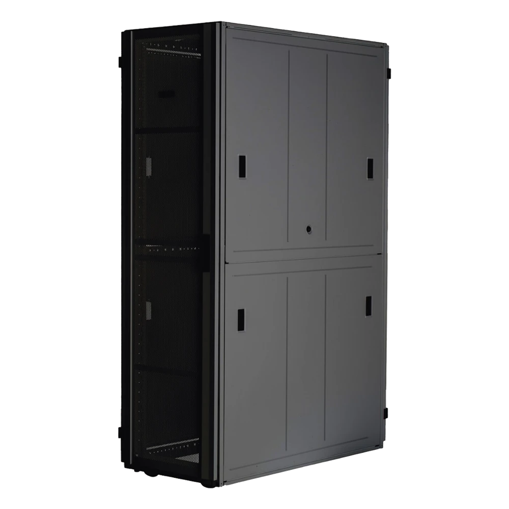 portada_0S1000-209 Gabinete para Centro de Datos / 48 UR / 800 mm Ancho x 1070 mm Profundidad / Puertas Perforadas 80% / Carga Estática 1588 kg / Acero Epoxi Negro XGL84812B 1
