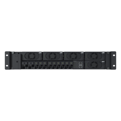 Rectificador de Telecomunicaciones / -48 VDC 200A / Entrada 220/380 VAC Trifásica / Eficiencia >96% / 2U Rack 19 pulgadas / Hot-Swap / RS485