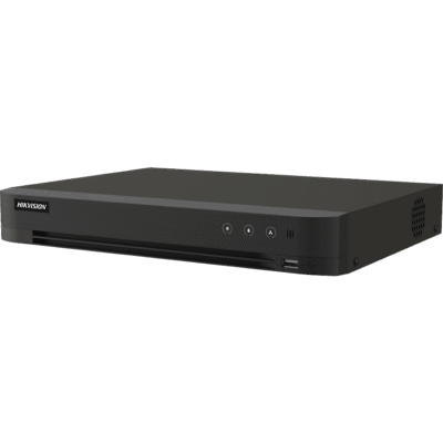 DVR Pentahíbrido / 16 Canales TurboHD 4K + 32 Canales IP / AcuSearch / Protección Perimetral IA / 20 TB / HDMI 4K / H.265+