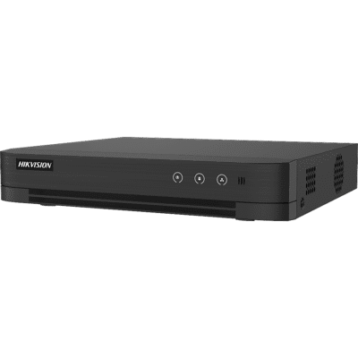 DVR Pentahíbrido / 4 Canales TurboHD 4K + 8 Canales IP / 4K HDMI / AcuSearch / Perimeter Protection / 1 Bahía SATA 10 TB
