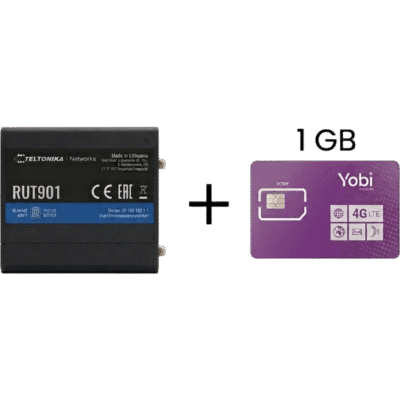 Router Celular Industrial / 4G LTE Cat 4 / 150 Mbps / Wi-Fi 2.4 GHz / Doble SIM / 4 Puertos Ethernet / -40°C a 75°C (-40°F a 167°F)