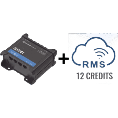 Router Teltonika LTE/4G RUT901 + 12 creditos RMS