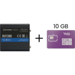 Router Industrial 4G LTE / Cat 4 150 Mbps / Wi-Fi 2.4 GHz / -40°C a 75°C / Gestión RMS / Kit con SIM 10GB Anual portada_0S1000-254