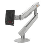 Brazo Ergonómico para Monitor / Soporte 17" a 32" / VESA 75x75 y 100x100 mm / Carga 2-7 kg (4.4-15.4 lbs) / Ajuste de Tensión / Rotación ±90° / Altura 419 mm (16.5") / Color Blanco portada_0S1000-268