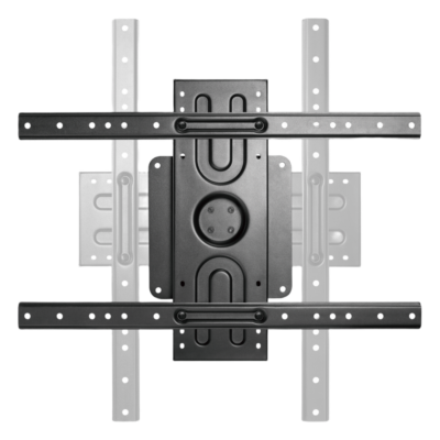 Soporte de Pared Rotativo para Pantallas / 37 a 80 Pulgadas / Rotación 360° / Carga 50 kg / VESA 200x200 a 600x400 / Perfil 45 mm