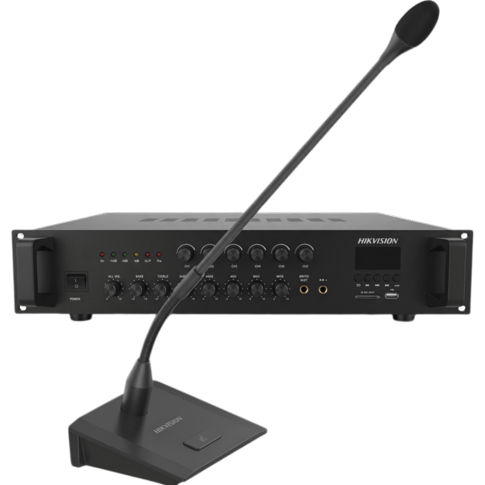 portada_0S1000-284 Kit de amplificador de Audio + Micrófono | Voceo | Música ambiental DS-QAEKITMIC-240 1