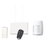Kit Inalámbrico para Panel de Alarma / Receptor RF / 4 Contactos Magnéticos / Detector PIR con Anti-Mascotas / Control Remoto 4 Botones portada_0S1000-300