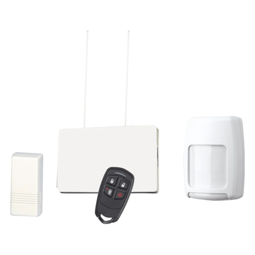 portada_0S1000-300 Kit Inalámbrico para Panel de Alarma / Receptor RF / 4 Contactos Magnéticos / Detector PIR con Anti-Mascotas / Control Remoto 4 Botones KITRFHII 1