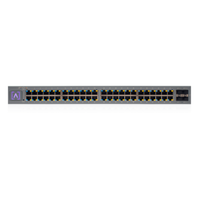Switch Administrado 48 Puertos PoE+ / 740W PoE Budget / 16 Puertos 2.5 Gbps + 32 Puertos 1 Gbps / 4 Puertos SFP+ 10 Gbps / Bluetooth Setup / Cloud Management / VLAN Stacking / Rackmontable
