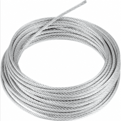 Cable de Retenida / 3/16" / 300 m (984.3 ft) / 1294 kg Ruptura / 1x7 Hilos / Galvanizado Clase A