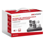 Kit TurboHD / 3K 5 Megapixel / DVR 4 Canales + 2 IP / 4 Cámaras Bala Dual Light / IR 30 m (98.4 ft) / Audio Bidireccional / AcuSense portada_0S1000-357