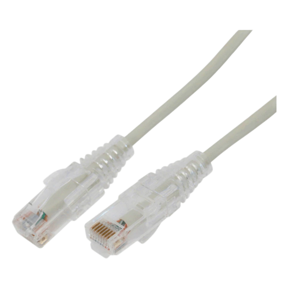 portada_0S1000-369 Cable de Parcheo Slim UTP Cat6A / 1 Metro (3.28 Pies) / 28 AWG / RJ45 / Gris LP-UT6A-100-GY28 1