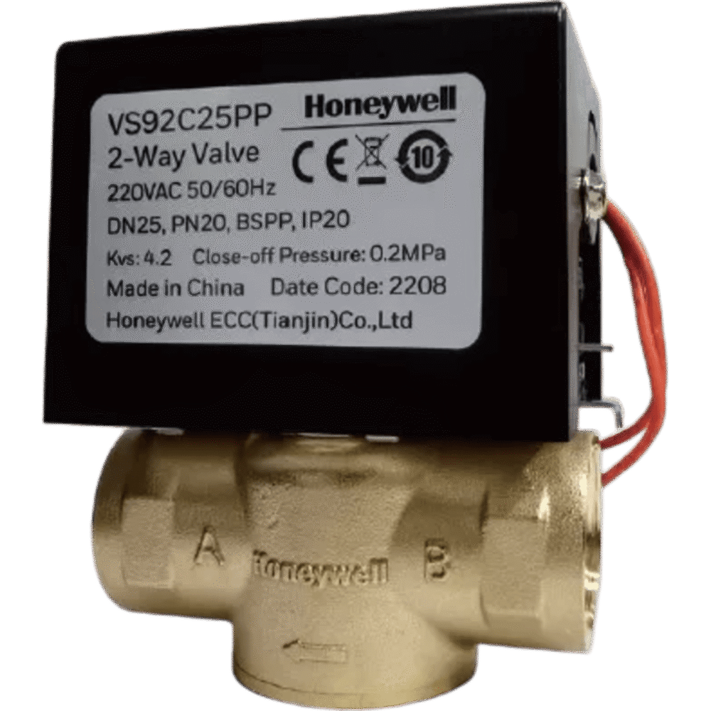portada_0S1000-37 Válvula de Control Eléctrica / 2 Vías / Retorno por Resorte / DN25 / BSPT 1" / 220 V CA / Fan Coil VS92C25PT 1