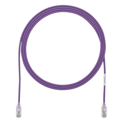 Cable de Parcheo Cat6 / UTP 28AWG / 250 MHz / 7 Pies / 2.13 Metros / LSZH-CM / Violeta