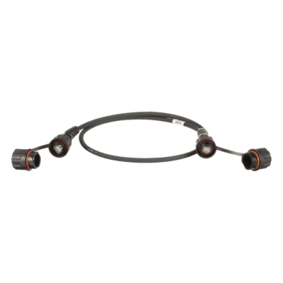 Cable Patch Industrial / Cat6A Blindado S/FTP / IP65/IP67 / 2 m (6.6 ft) / Conectores Industrial y RJ45 / -20°C a 70°C