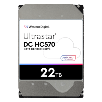 Disco Duro Data Center / 22 TB / 7200 RPM / SATA 6 Gb/s - SAS 12 Gb/s / HelioSeal / OptiNAND / 512 MB Buffer / 2.5M Horas MTBF