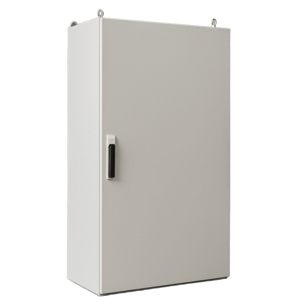 portada_0S1000-403 Gabinete de Acero IP55 / 800 x 1600 x 400 mm / IK10 / Carga 80 kg / Placa Trasera 750 x 1565 mm / Exterior PST8016040AT 1