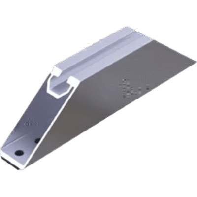 Accesorio de Sujeción Coplanar / Aluminio Serie 6000 / 120 g / Cinta Aislante EPDM / Techos de Lámina Trapezoidal
