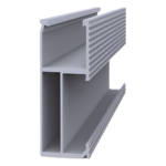 Riel 5 para montaje de módulos fotovoltaicos de aluminio anodizado de 4400mm. portada_0S1000-58