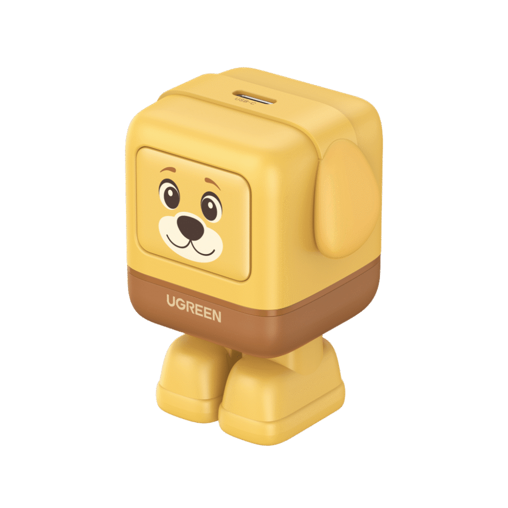 portada_0S1000-62 Cargador UNO Animal Puppy 30W GaN / Diseño Canino / USB-C / Compacto 34x34.9x44.4 mm (1.34x1.37x1.75 in) / Multi-Voltaje 5V-20V / Protección Avanzada X608 1