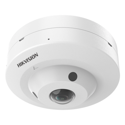 Cámara Fisheye TurboHD / 3K 5 Megapixel / 180° FOV / Lente 1.8 mm / Dual Light 10 m (32.8 ft) / Audio Coaxitron / IP67 / IK08
