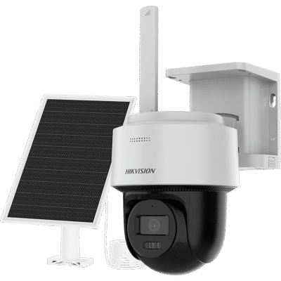 Cámara Solar PT IP / 4 Megapixel / AOV / Dual Light 30 m (98.4 ft) / Audio Bidireccional / IP66 / Panel Solar 8W + Batería 9000 mAh