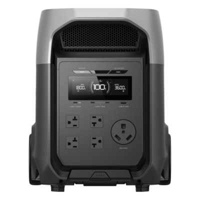 Estación de Energía Portátil / 3072 Wh / Salida 3600 W (Surge 7200 W) / Batería LiFePO4 / Carga 0-80% en 89 min / UPS 10 ms / ≤25 dB