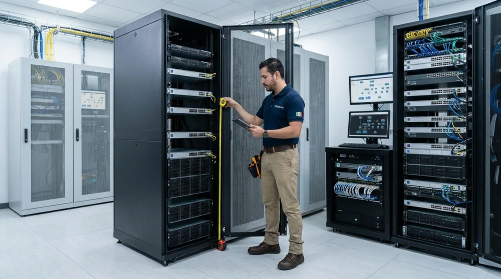 Racks y gabinetes de red: cómo elegir el tamaño ideal Cómo calcular el tamaño de los racks para servidores y gabinetes de red
