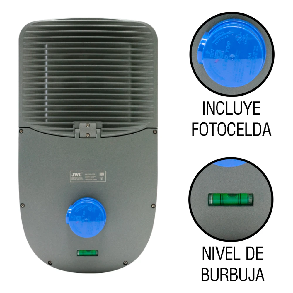 sec_2_0S1000-18 Luminario Urbano LED / 100W / Flujo Luminoso 16 000 lm / Ángulo de Luz 105°-135° / Fotocelda Integrada / IP65 / Vida Útil 50 000 h JALP-03-100 2