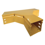 Charola T Horizontal para Fibra Óptica / Aluminio 4" x 4" / Radio de Curvatura 8" / Recubrimiento Epóxico Amarillo / Incluye Tapa y Accesorios sec_2_0S1000-31