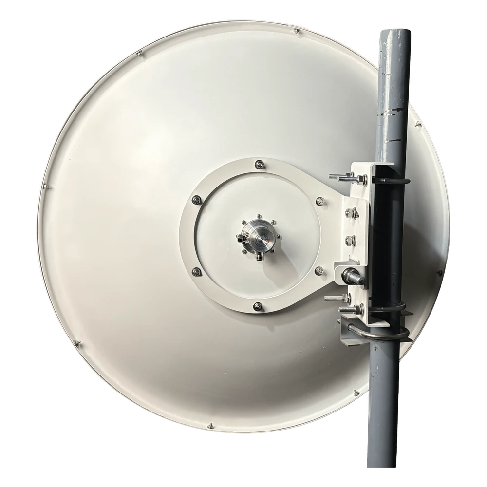 sec_2_0S1000-37 Antena Direccional Parabólica / 27 dBi / 4.9-7.2 GHz / Dual Polaridad Slant 45°/90° / 39.6 cm / Radomo Integrado NPUW1 2