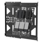 Panel de Almacenamiento AV Deslizante / Capacidad 10 kg (22 lbs) / Rango 300 mm / Acero de Alta Resistencia / Quick-Release / Montaje Pared y Riel sec_2_0S1000-52