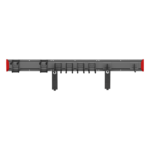 Sistema de Almacenamiento de Pared / Capacidad Total 228 kg (502.7 lb) / 8 Ganchos Ajustables / 2 Bandas de Sujeción / Estructura Acero y Plástico sec_2_0S1000-53