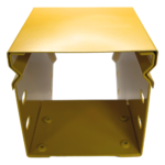 Curva Vertical Exterior / 45° / 4" x 4" / Radio 8" / Aluminio / Epóxica Amarilla sec_3_0S1000-27