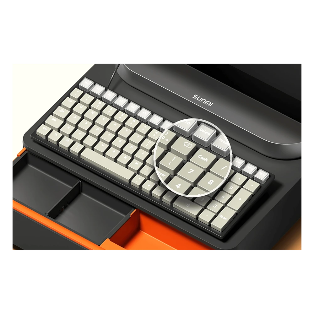 sec_3_0S1000-36 Teclado Comercial / 89 Teclas / Diseño Chiclet / 16 Teclas Programables / IP55 / USB Tipo-C / 11.8 mm SUNMI-POS-KEYBOARD 3