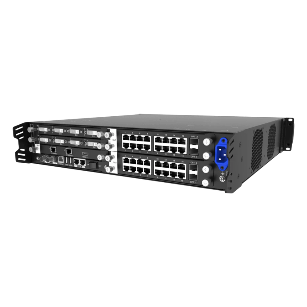 sec_3_0S1000-43 Procesador de Video Wall / 52 Millones de Píxeles / 8K HDR 10-bit / Frame Sync 1 Frame / Control Web / Hot-Swappable H2N 3