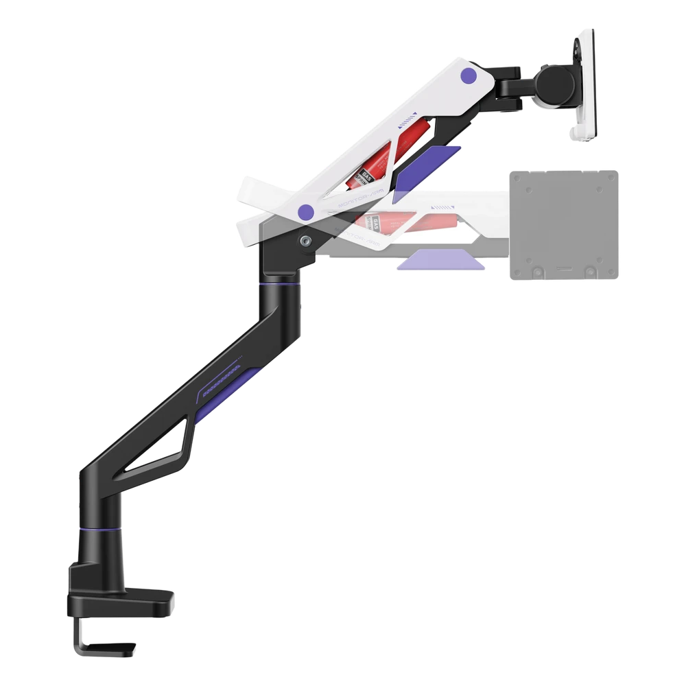 sec_3_0S1000-45 Brazo para Monitor / 24 a 57 Pulgadas / Carga 30 kg / VESA 75x75 a 200x200 / Inclinación +70° a -45° / Giro ±90° LDT95-C012 3