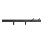 Estante de Almacenamiento de Pared / Capacidad 284 kg / Ganchos Ajustables / 4 Placas de Pared / Acero y Plástico sec_3_0S1000-49