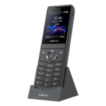 Teléfono IP Wi-Fi Portátil / Pantalla Color 2.4" 240x320 / Wi-Fi 6 Dual-Banda / Bluetooth 5.0 / Batería 3000mAh 13h Talk / Video H.264 4CIF / Resistencia Caídas 1.8 m (5.9 ft) / Conferencia 6 Vías / USB Type-C sec_3_0S1000-51