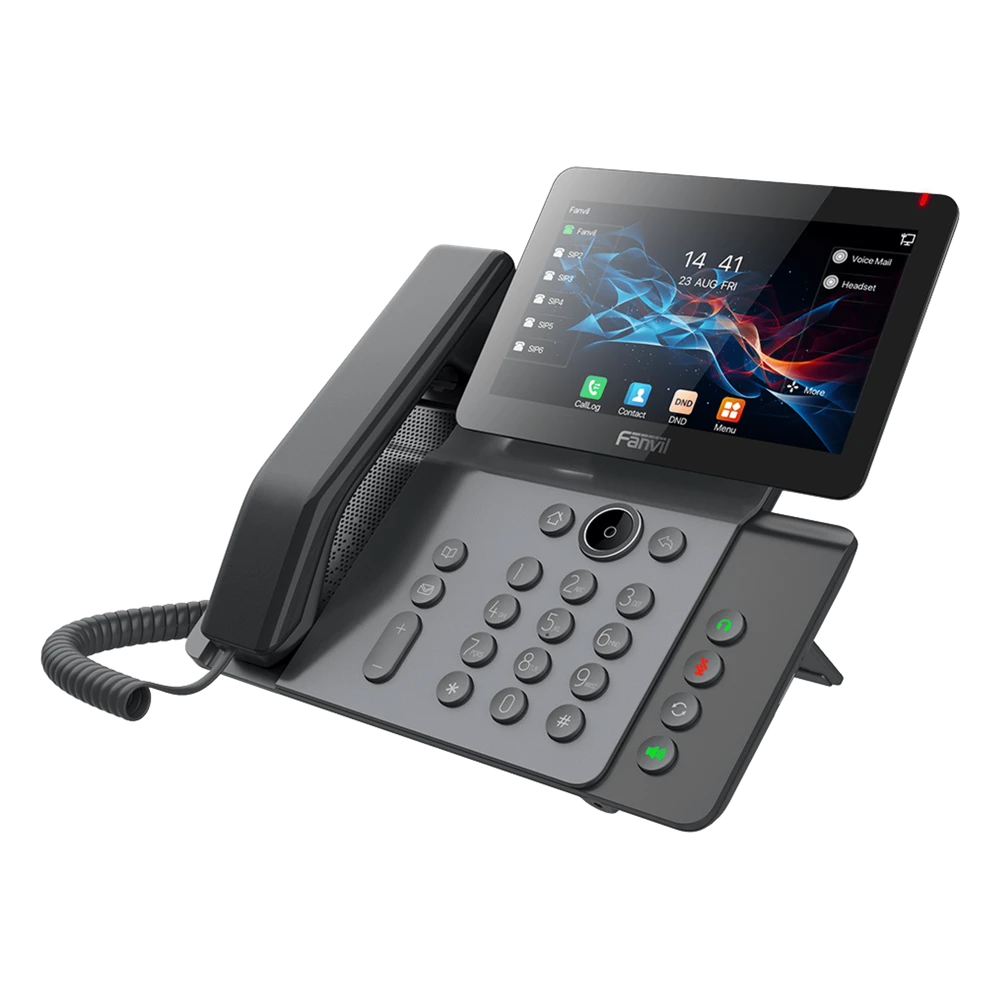 sec_3_0S1000-54 Teléfono IP Empresarial / Pantalla Táctil 7" / Wi-Fi 6 / Bluetooth 5.4 / 20 Líneas SIP / Cámara 1080p / PoE / Material Antibacterial V66 2
