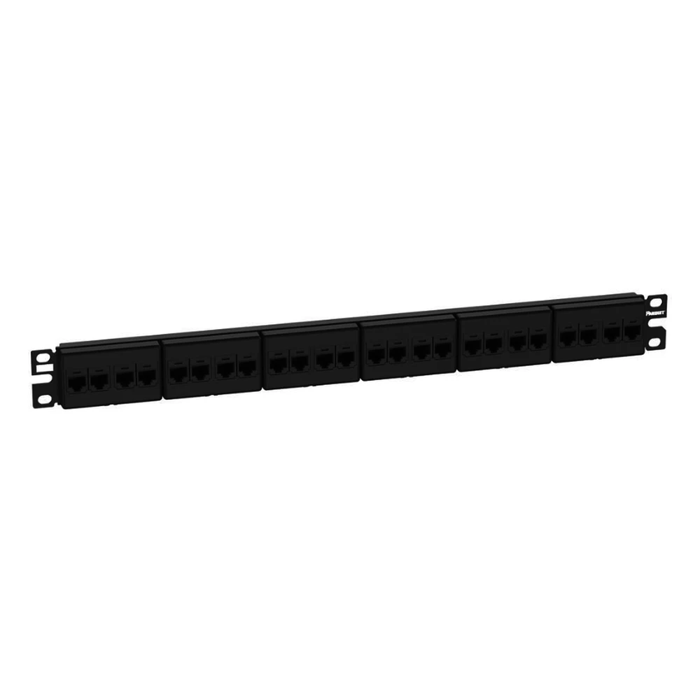 sec_4_0S1000-36 Panel de Parcheo / 24 Puertos / Categoría 6A / 1 UR / Plano / Negro CP246X88BL 4