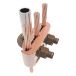 Conector Mecánico / 3 Cables Cobre 2/0 AWG - 250 KCMIL / Varilla 5/8" - 3/4" / Torque 480 lbf·in / UL467 sec_5_1S1000-4