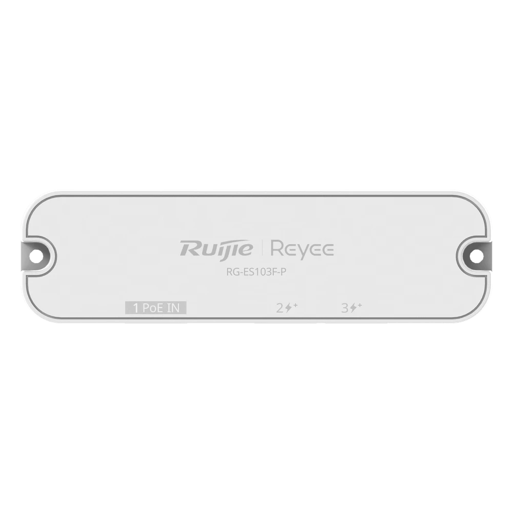 sec_5_1S1000-57 Switch No Administrable PoE-In / 2 Puertos PoE+ 10/100 Mbps / 1 Puerto PoE-In 10/100 Mbps / Presupuesto PoE 30 W / Switching 0.6 Gbps / Protección 4 kV / Sin Ventilador RG-ES103F-P 2