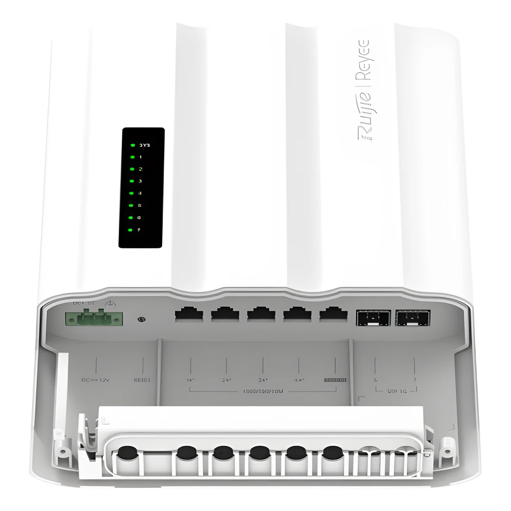 sec_5_1S1000-92 Switch Outdoor Capa 2 / 9 Puertos / 7 RJ45 Gigabit + 2 SFP / PoE++ 60W / IP65 / -30°C a +65°C / 14 Gbps RG-ES207GS-PI-OD 2