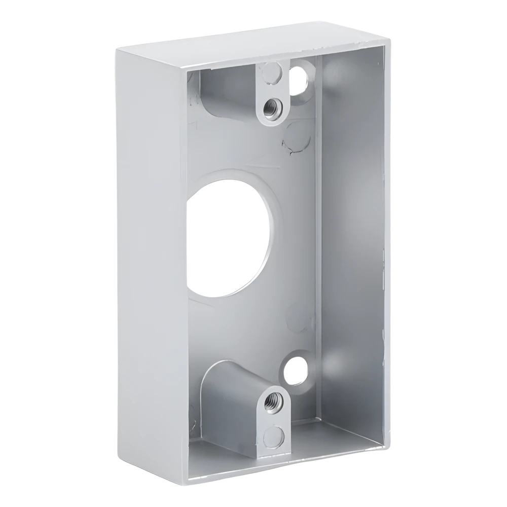 sec_5_2S1000-55 Caja de Montaje para Botón de Salida / Aleación de Zinc Cromada / Superficie / 85 x 50 x 25 mm PRO800-BOX 3