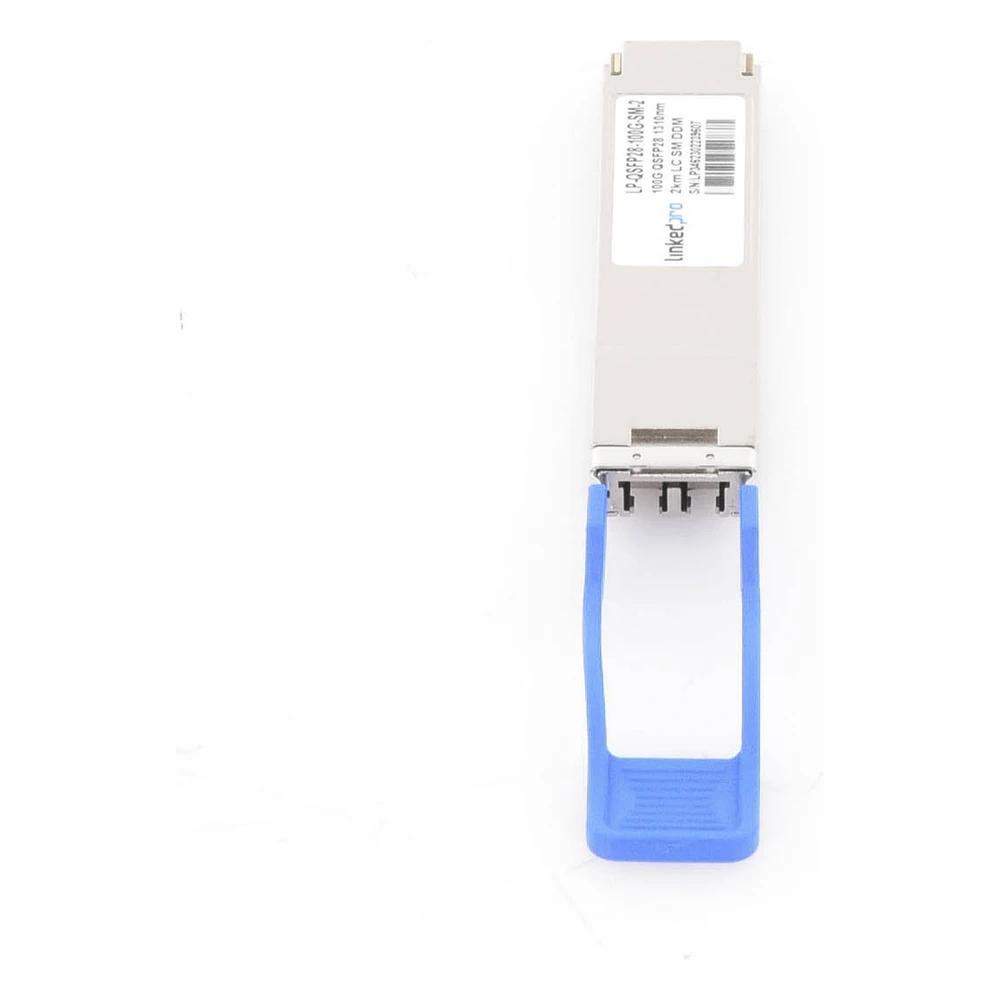 sec_5_3S1000-11 Transceptor Óptico QSFP28 / 100 Gbps / Monomodo 1310 nm / Alcance 2 km (1.24 mi) / LC/UPC Dúplex / DDM / Hot-Pluggable LPQSFP28100GSM2 4
